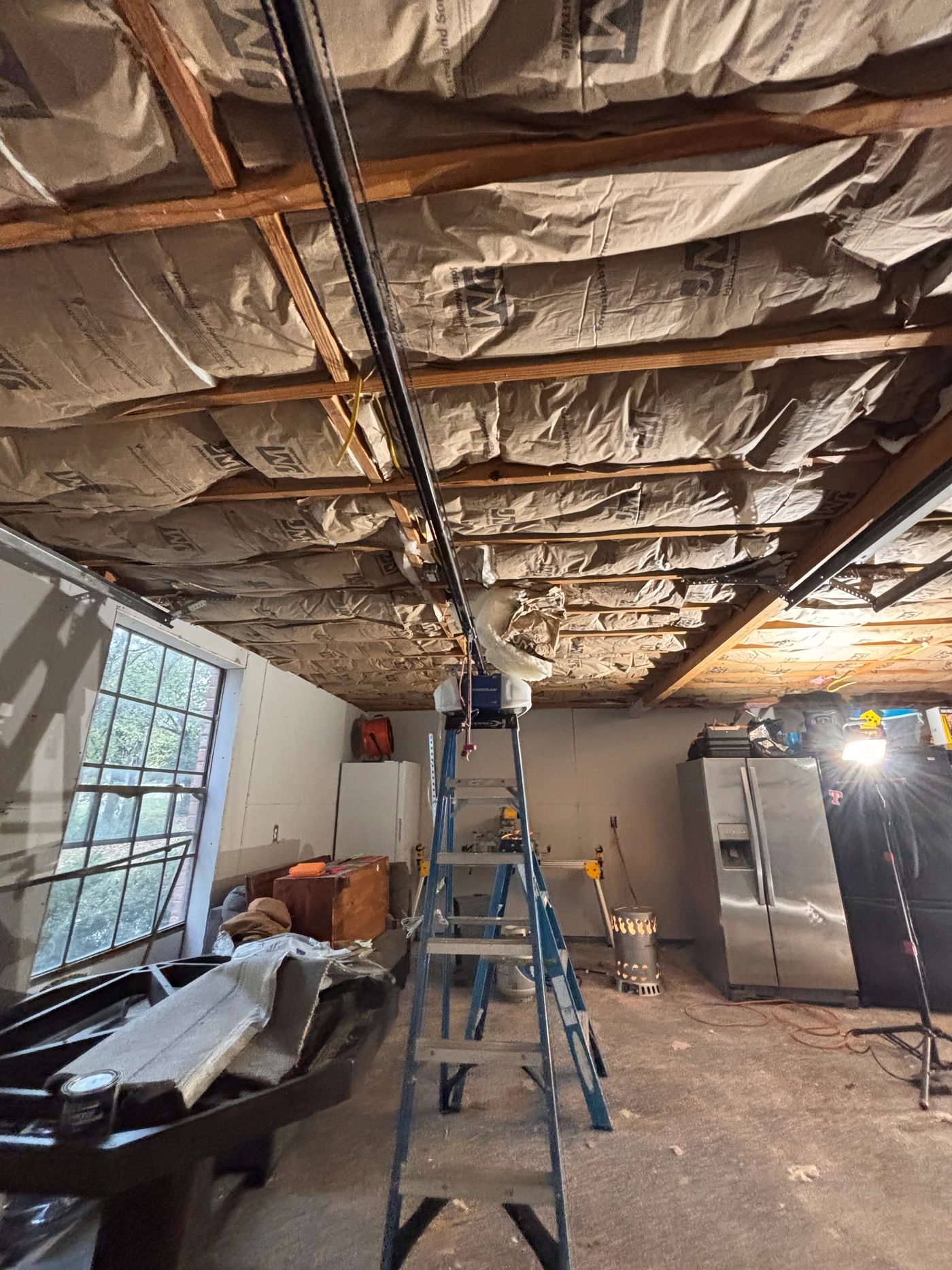 Rent A Husband project gallery photo: Ceiling before lighting repair