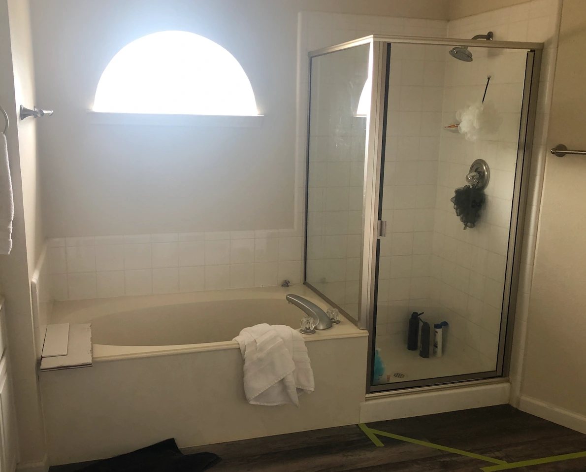 Rent A Husband project gallery photo: Bathroom before